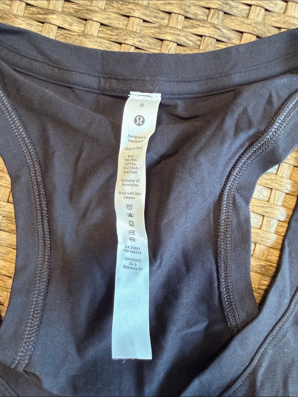 lululemon athletica Black Scoop Neck Racerback Tank - Picture 4 of 5